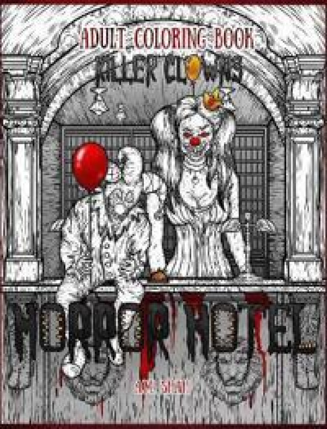 Adult Coloring Book Horror Hotel