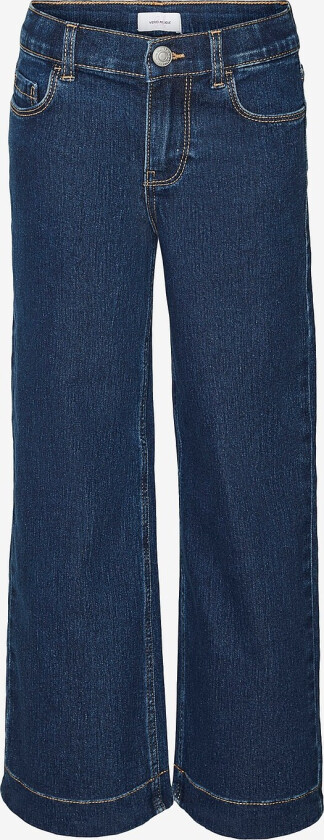 Bilde av Jeans vmDaisy HR Wide Dnm Jns Vi3440 - Blå