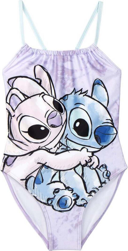 Disney Stitch Badedrakt, Stitch & Angel, 110-116 - Badetøy - Polyester,Elastan