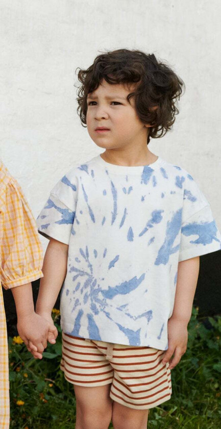 Tommy T-skjorte, Blue Tie Dye, 116 - T skjorter & Topper - Bomull