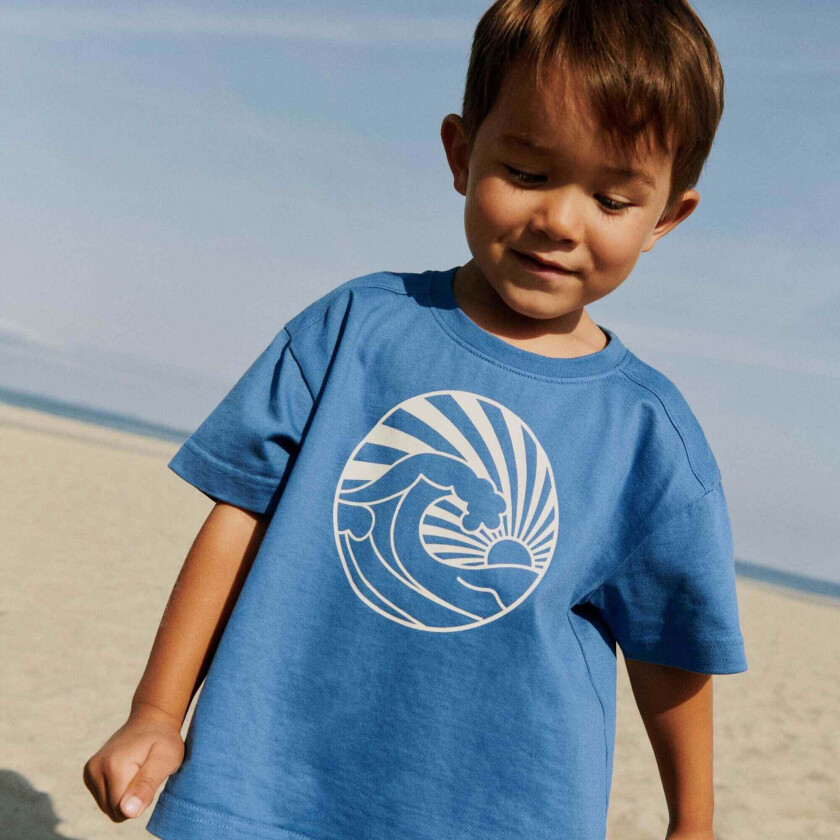 Wally T-skjorte, Blue, 98 - T skjorter & Topper - Bomull