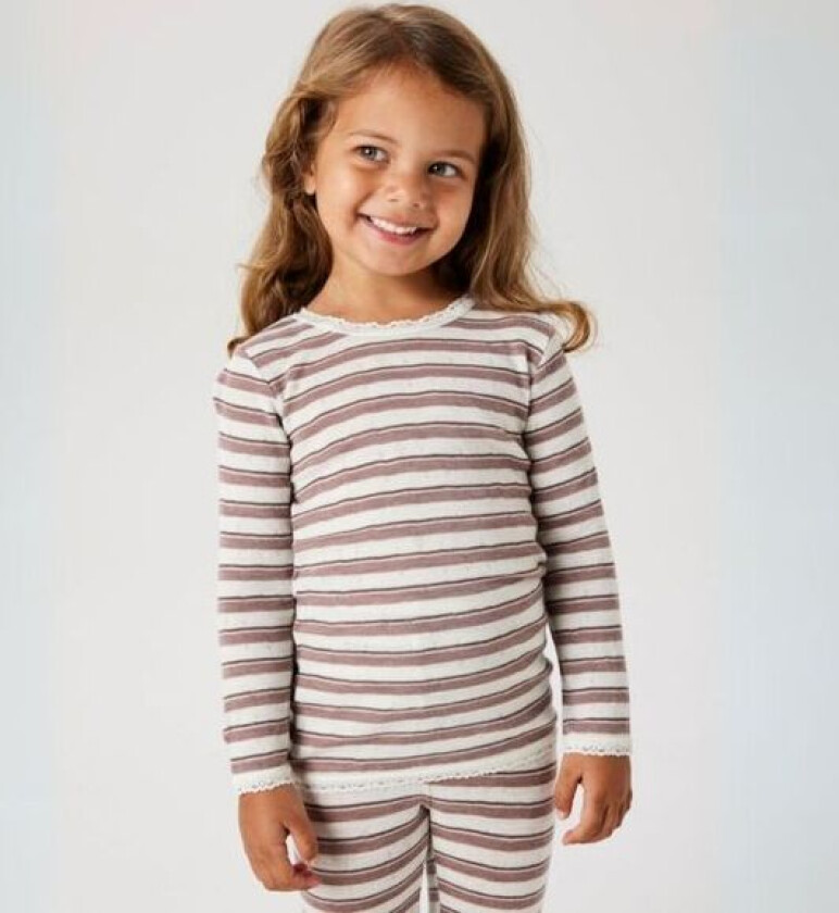 Name It - Trøye Ull Wang Stripe Antler/ Snow White