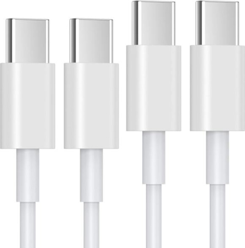 iPhone 15 Ladekabel 20W, 2-pakning 1M Apple USB C til USB C Hurtigladekabel