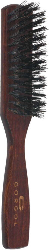 GORGOL Flat Boar Bristle Brush 5R - Dark