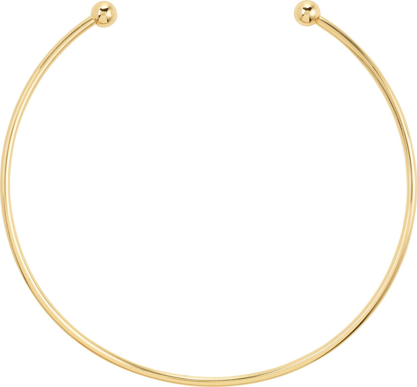 CHARM choker gullbelagt