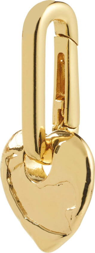 CHARM hjerteanheng, gullbelagt