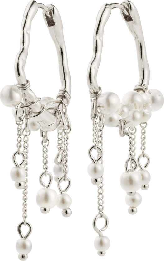 JASPER øredobber sølvbelagt