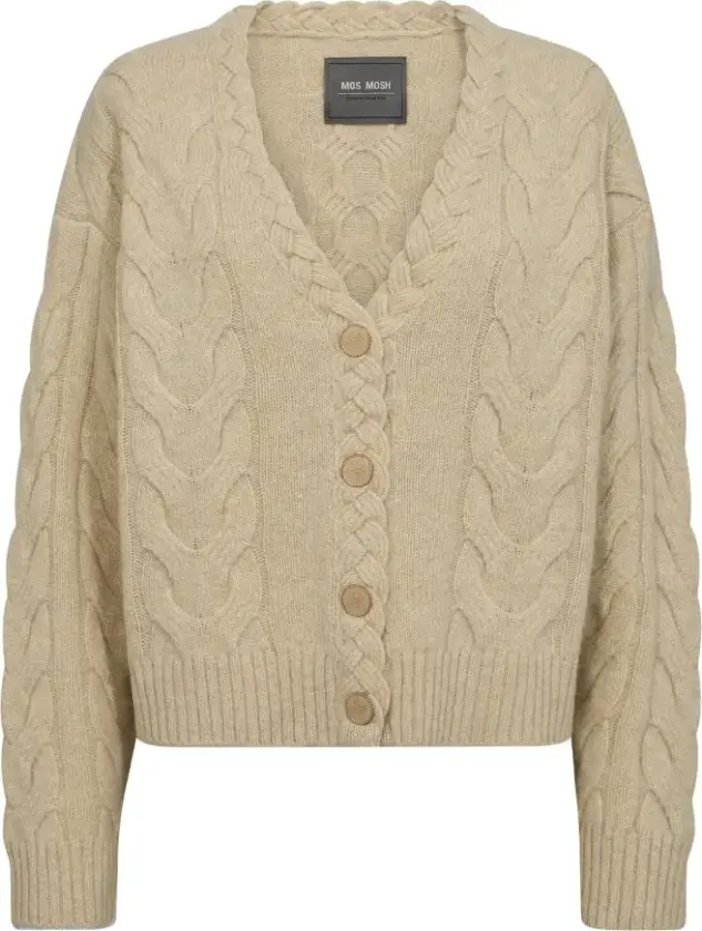 MOS Mosh, Dame, Strikkevarer, Beige, S