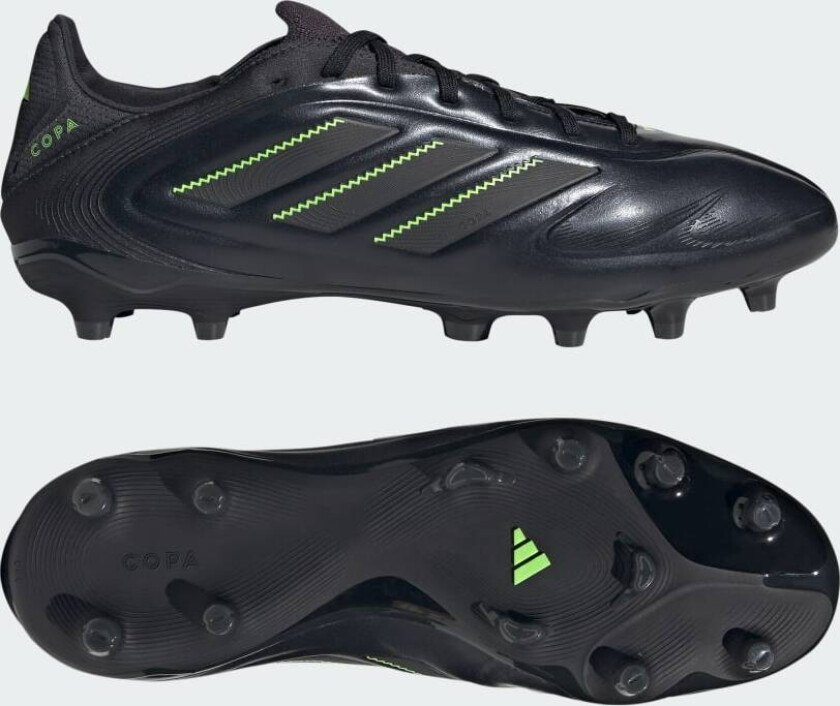 Copa Pure Pro III FG Electric Stealth - Svart/Grå/Sitron - Gress (FG), størrelse 40⅔