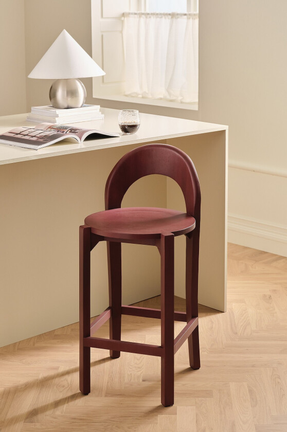 Barstol Bar Chair, Vectrina Setehøyde 65 cm - Rød
