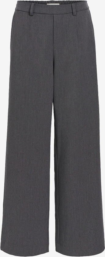 Bukser objLisa Wide Pant - Grå