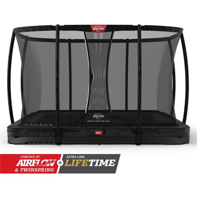 Ultim Champion InGround 330 Black + Safety Net Deluxe