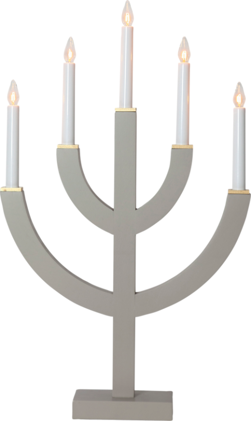 Lysestake Anno 59 cm Grå