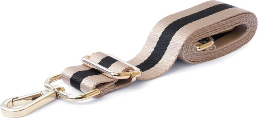 Shoulder Strap in Black/Sand Webbing (Gold), Vesker