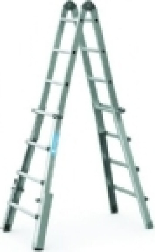 Multikombi-Teleskopstige 4x5 trin 5,30 m