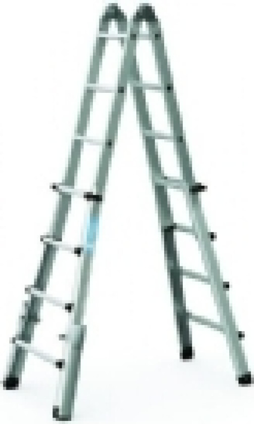 Multikombi-Teleskopstige 4x4 trin 4,20 m