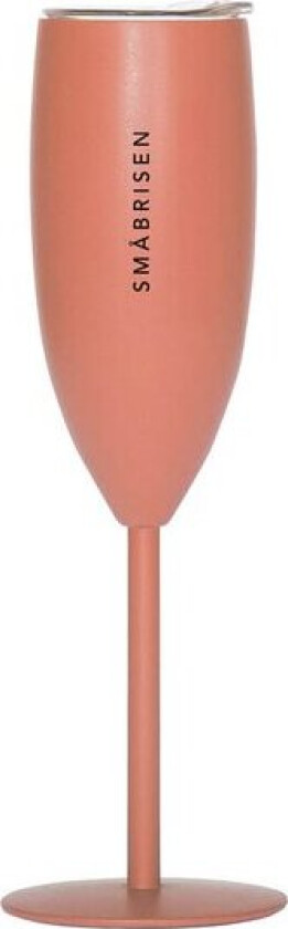 Termo champagneglass småbrisen 12 cl fersken