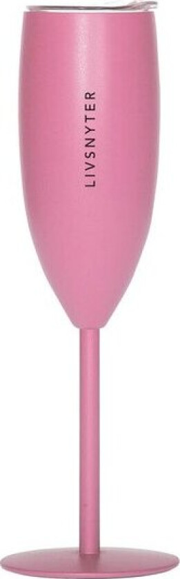 Termo champagneglass livsnyter 12 cl lys rosa