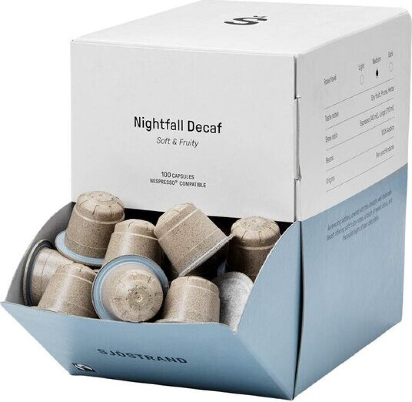 Nightfall Decaf koffeinfrie kaffekapsler 100 stk