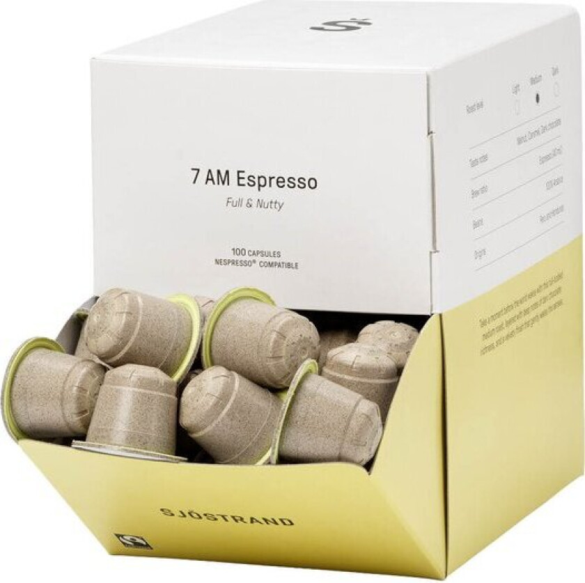 7 AM Espresso kaffekapsler 100 stk