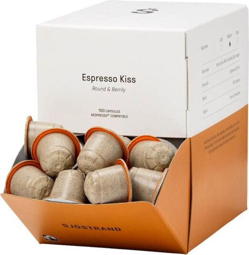 Espresso Kiss kaffekapsler 100 stk