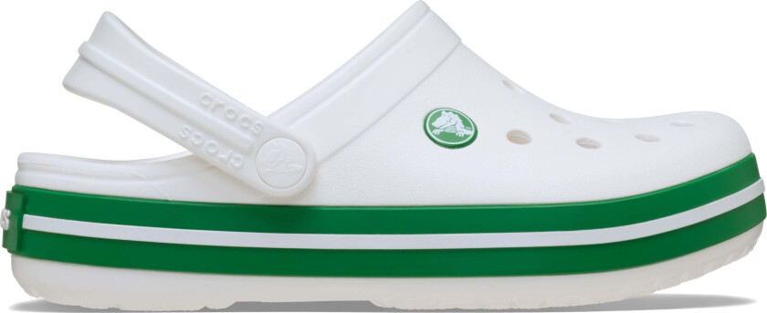 Crocband Kids Sandaler, White/Green Ivy, 20-21 - Innesko & Tøfler - Plast