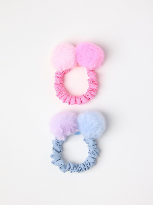 2-pakning scrunchie