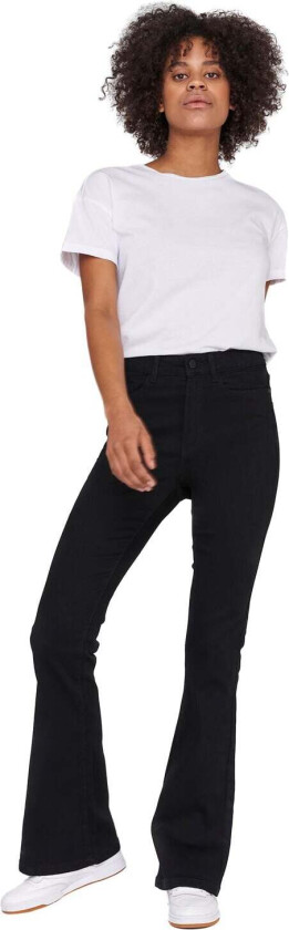 Sallie HW Flare Jean Svart 31/30