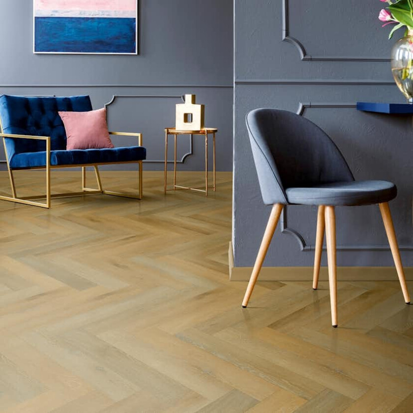 Vinylgulv Aspecta Contours Multilayer 0,55 Iconic Oak Albano Herringbone
