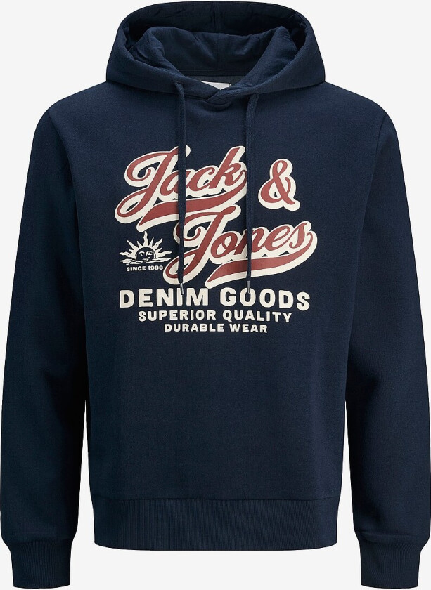 Hettegenser jjeLogo Sweat Hood - Blå
