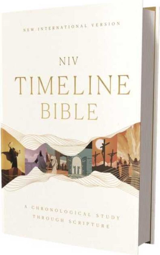 NIV, Timeline Bible, Hardcover, Red Letter, Comfort Print A Chronological Study through Scripture