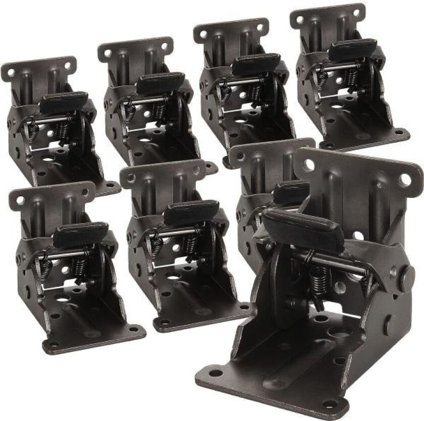 IC 8-pakks bordbein Foldbare braketter Låseforlengningsstøttebrakett Foldbare selvlåsing hengsler for bordbein, sengbein, arbeidsbenk