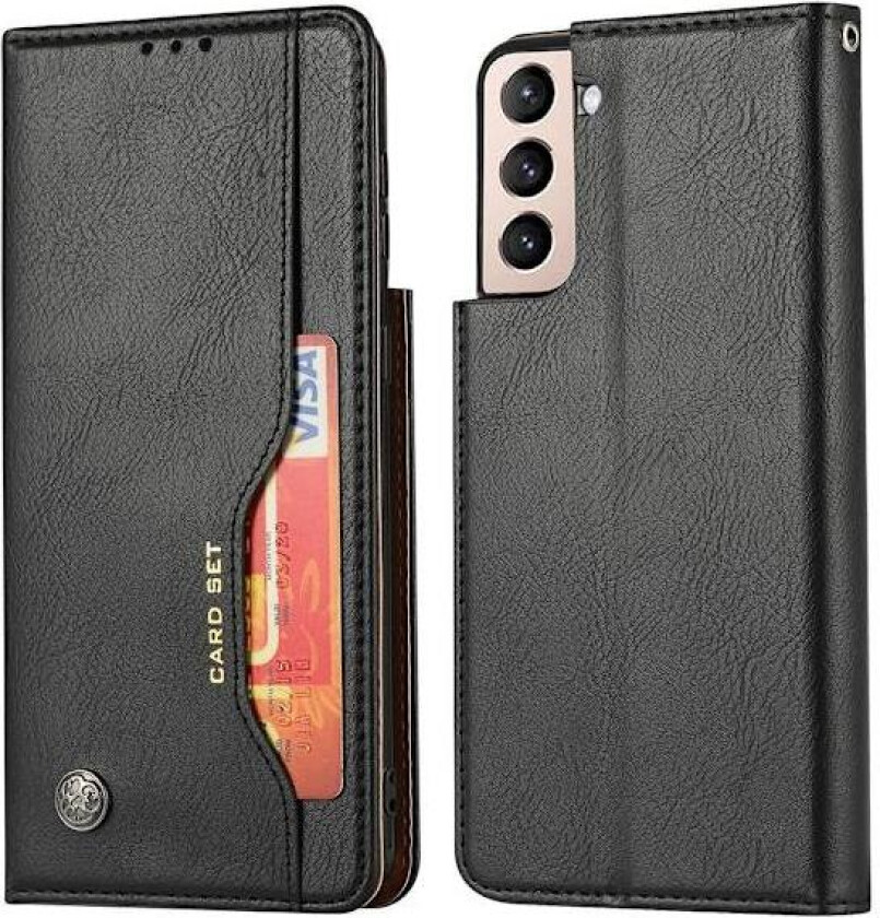 Samsung Galaxy S22+ Lommebok-deksel - Svart