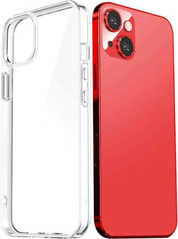 iPhone 13 Deksel Gjennomsiktig Hard Gjennomsiktig iPhone 13 Gjennomsiktig