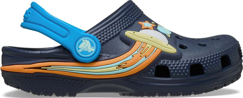 Classic UFO Lights Kids Sandaler, Navy, 23-24 - Innesko & Tøfler - Plast