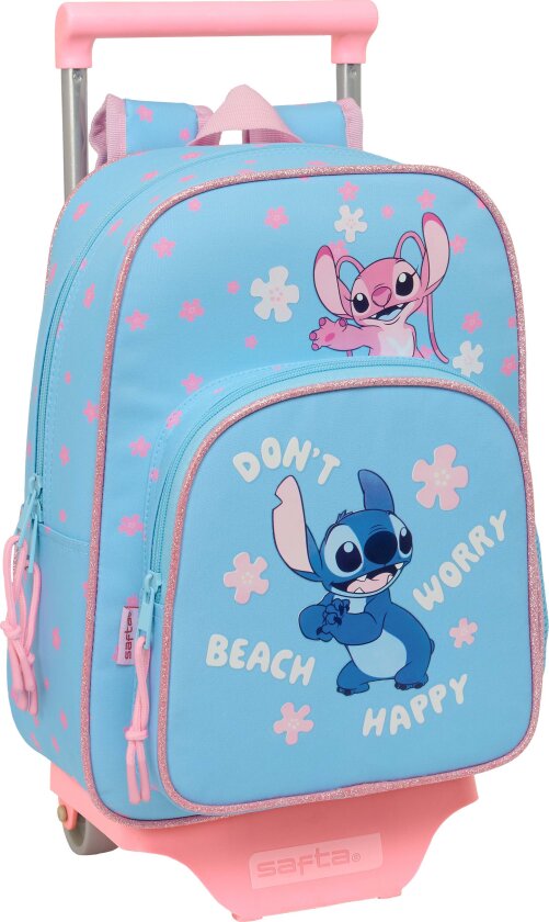 Disney Stitch Trolley Trillekoffert 10L, Happy - Kofferter