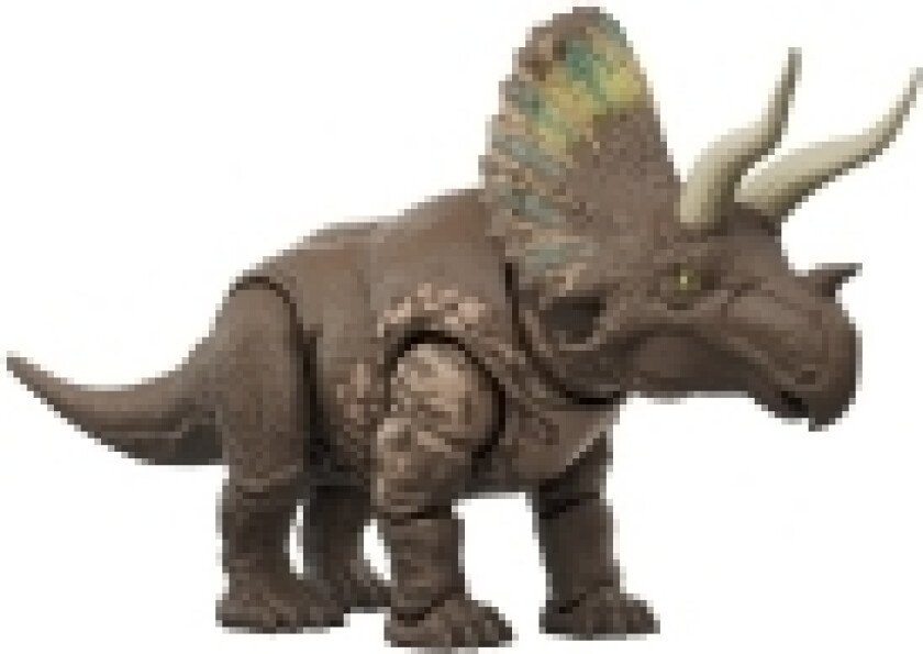 Bilde av Jurassic World GIGANTIC THRASHERS Eotriceratops, 4 År, Brun, Plast