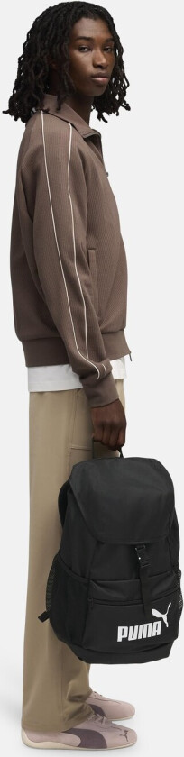 Phase Hooded Backpack, Black, Onesize, Skolevesker