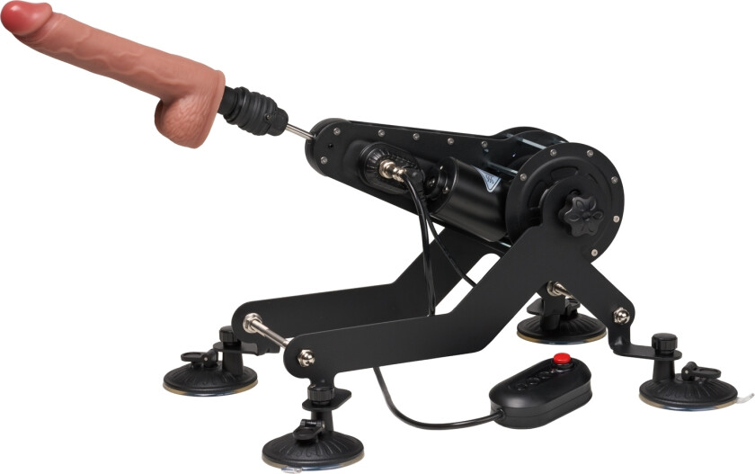 Fjernstyrt Sexmaskin - Svart