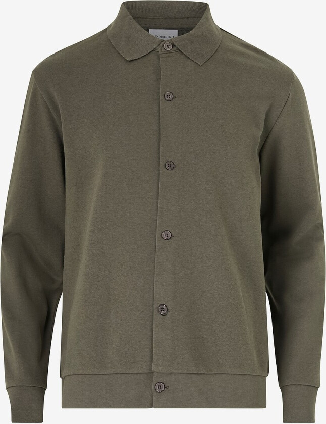 Kardigan Sweat L/S - Grønn
