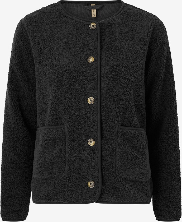 Fleece cardigan Sc-onyx 2 - Svart