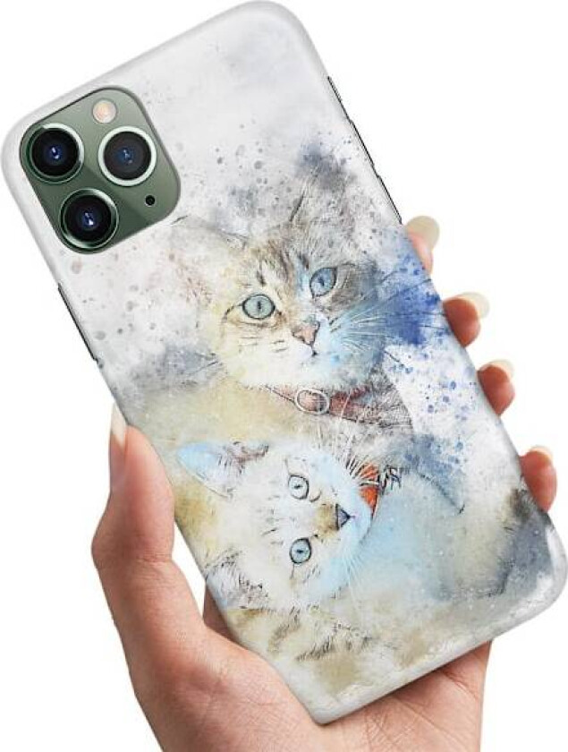 iPhone 12 Mini - Deksel/Mobildeksel Katter