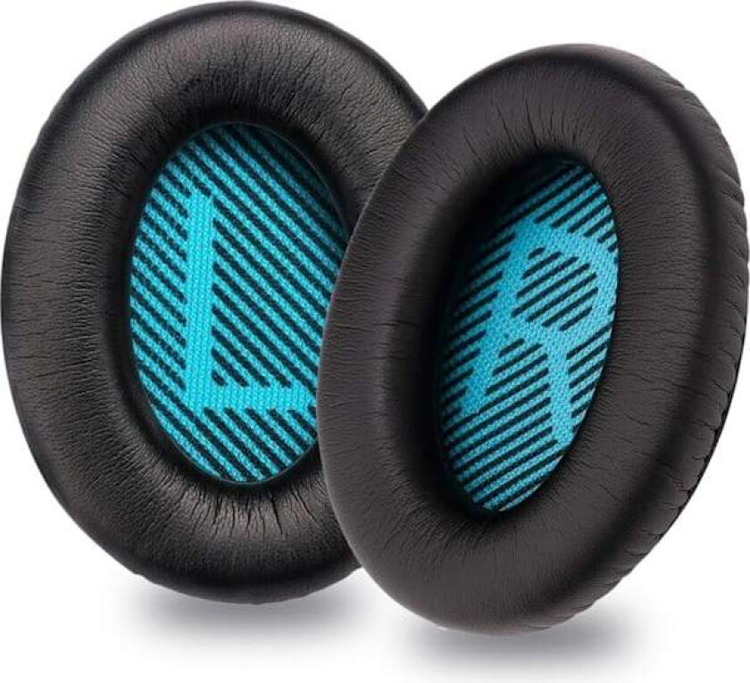 Øreputer for Bose QC25/QC35 II/QC35/QC15/AE2 AE2i AE2w Hodetelefoner for Bose Quietcomfort 35/Quiet Comfort 25/SoundTrue og SoundLink(AroundEar) Svart