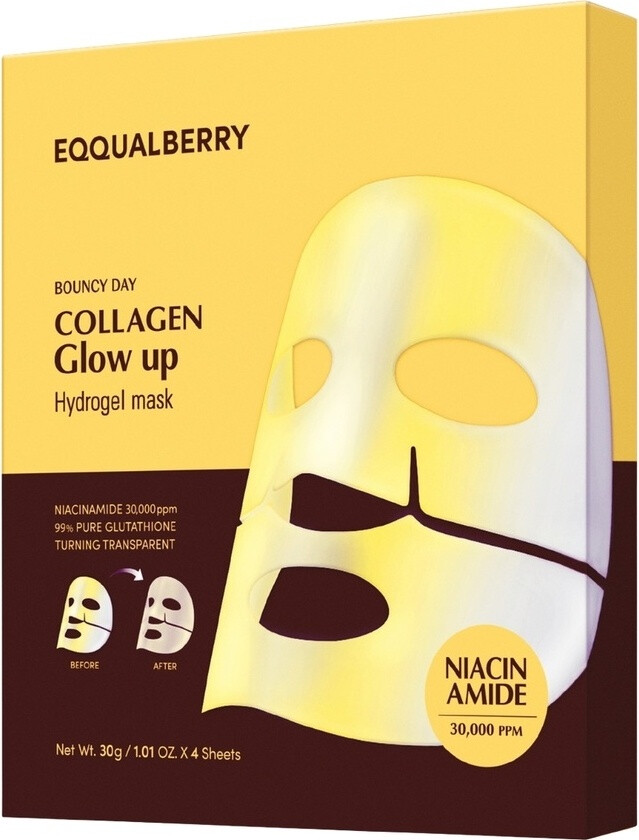Collagen Glow Up Hydrogel Mask 4Sheets
