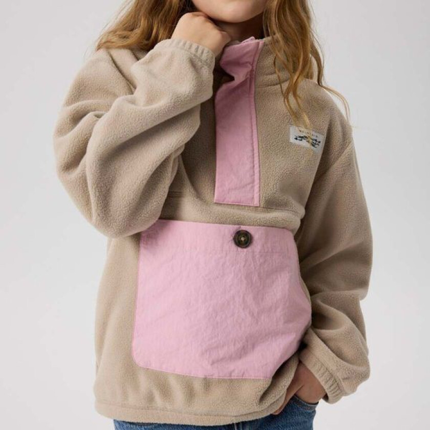 Bilde av Name It Nknmeeko fleecegenser til barn, Pure Cashmere