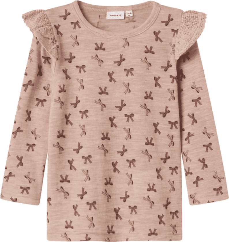 Name It Nmfwang Wool Rib genser småbarn, Shadow Gray