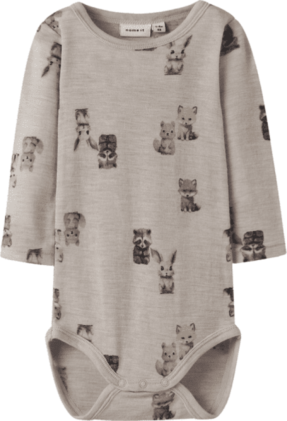 Name It Nbmwang Wool Rib body, Nacreous Cloud