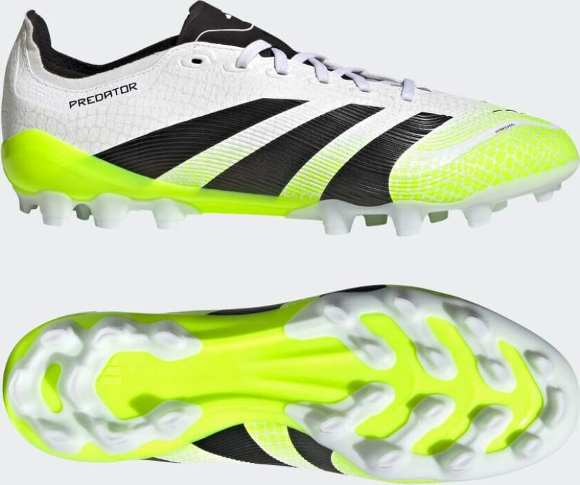 Predator League 2G/3G AG Radiant Blaze - Fottøy Hvit/Svart/Sitron - Kunstgress (AG), størrelse 42⅔