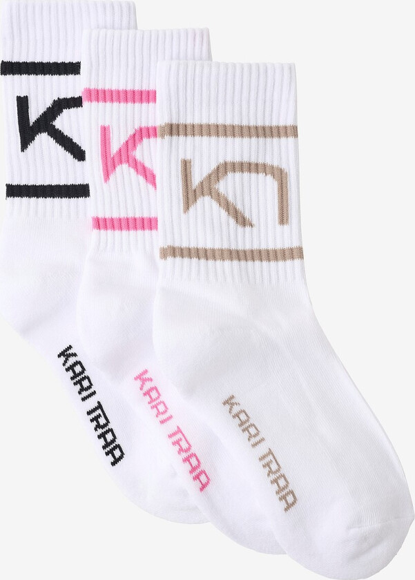 Sokker Tennis Sock 3-pakning - Rosa