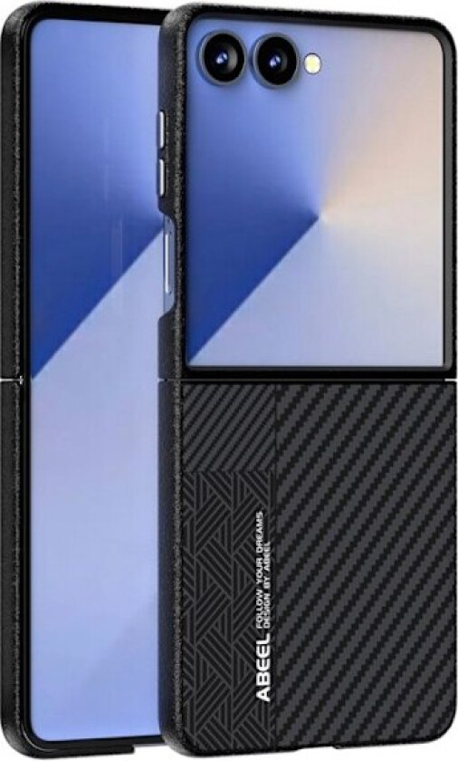 ABEEL For Samsung Galaxy Z Flip7 5G Deksel PC + Aluminiumlegering + PU-Lær